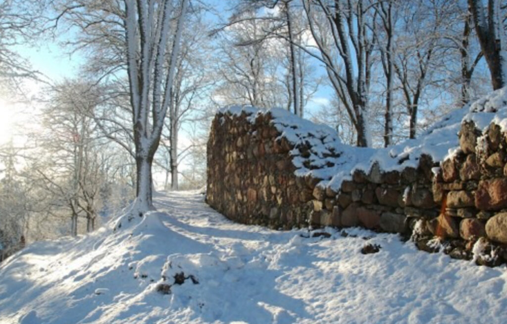Knights' Castle Mound or Livonian Order Castle Ruins